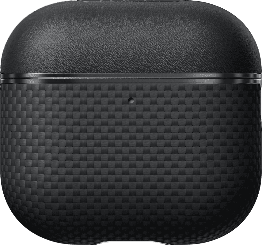 Ультратонкий чехол Pitaka из арамидного волокна и кожи для AirPods 4