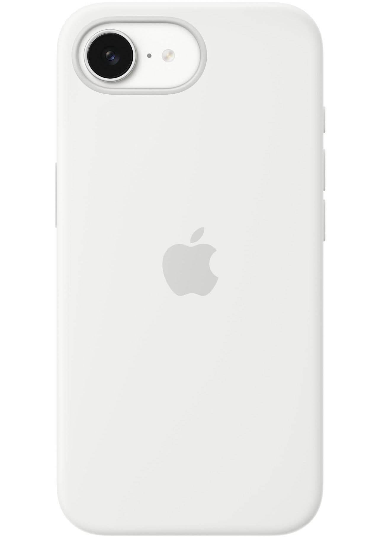 Силиконовый чехол Apple с MagSafe White для iPhone 16e