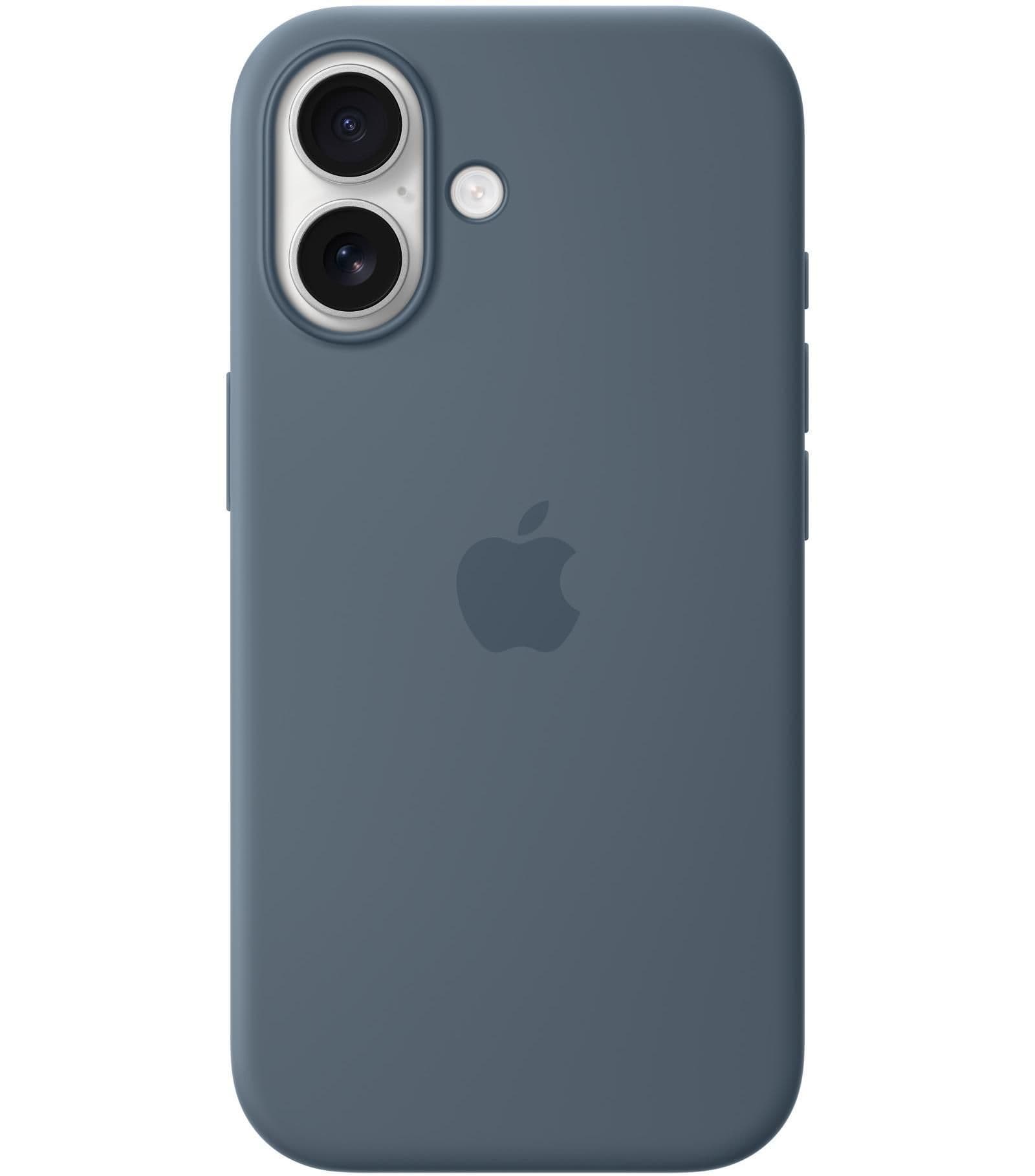 Силиконовый чехол Apple с MagSafe Anchor Blue для iPhone 17