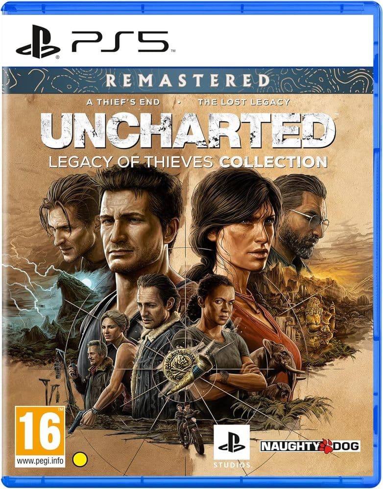 Игра Uncharted: Legacy of Thieves Remastered Collection для PS5 (на русском языке)