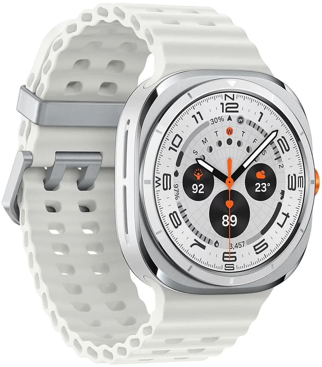 Samsung Galaxy Watch Ultra 47 мм, LTE, Белый титан