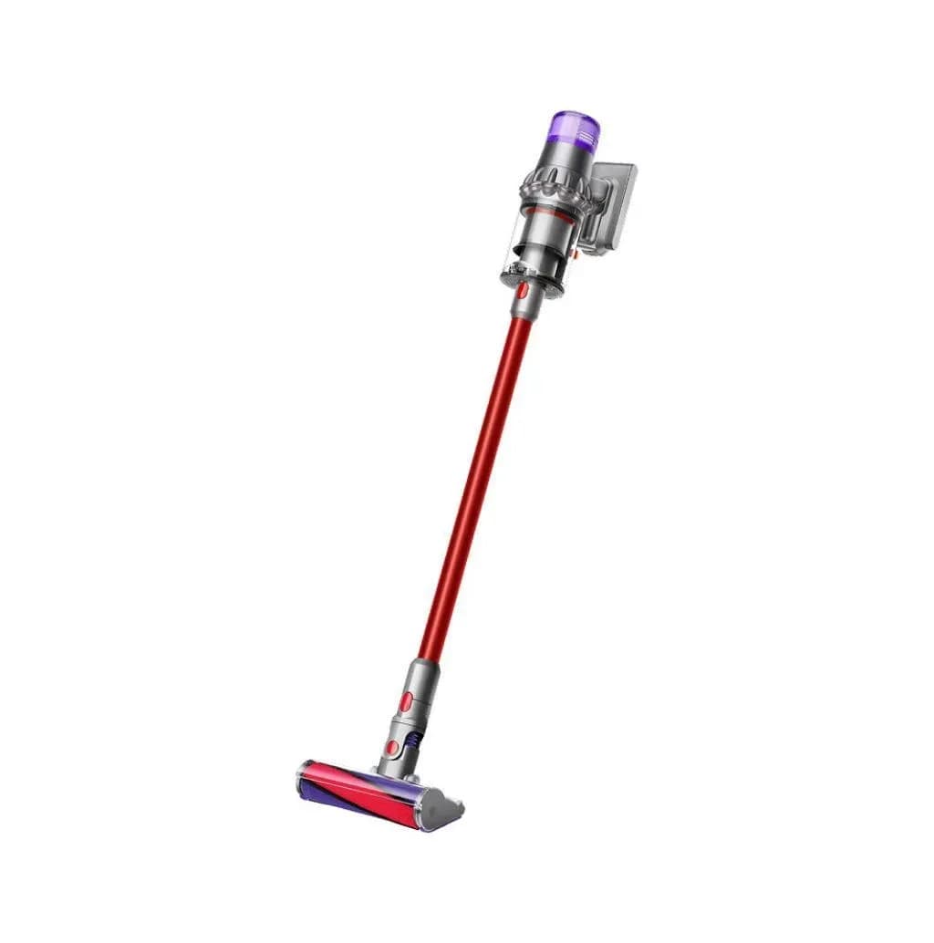 Портативный пылесос Dyson V15 Origin Fluffy (SV51), 3 насадки, Nickel/Red  никель/красный