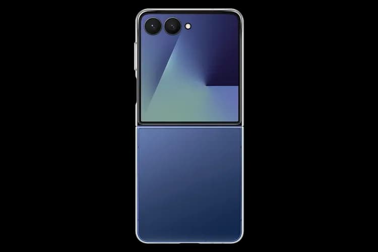 Чехол Samsung Clear Case для Z Flip7 прозрачный