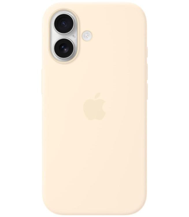 Силиконовый чехол Apple с MagSafe Vanilla для iPhone 17