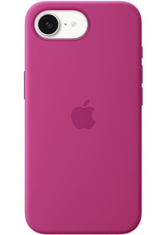 Силиконовый чехол Apple с MagSafe Fuchsia для iPhone 16e