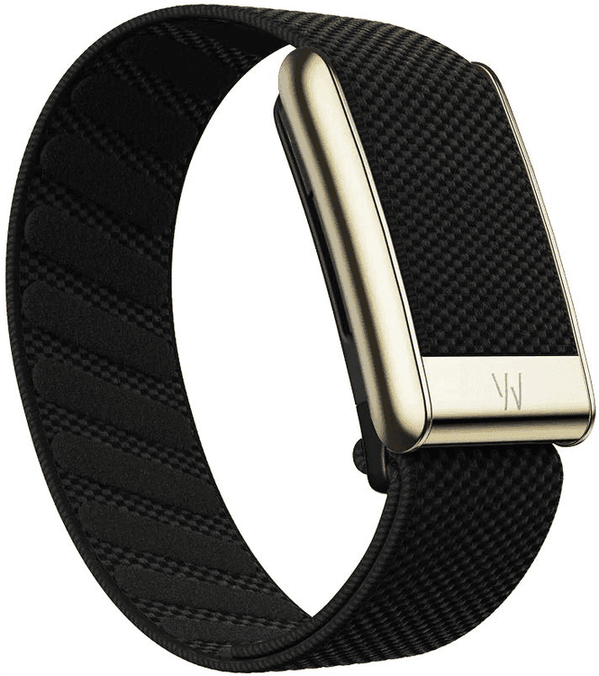 Плетеный люксовый ремешок SuperKnit Band Obsidian with Gold для Whoop 5.0