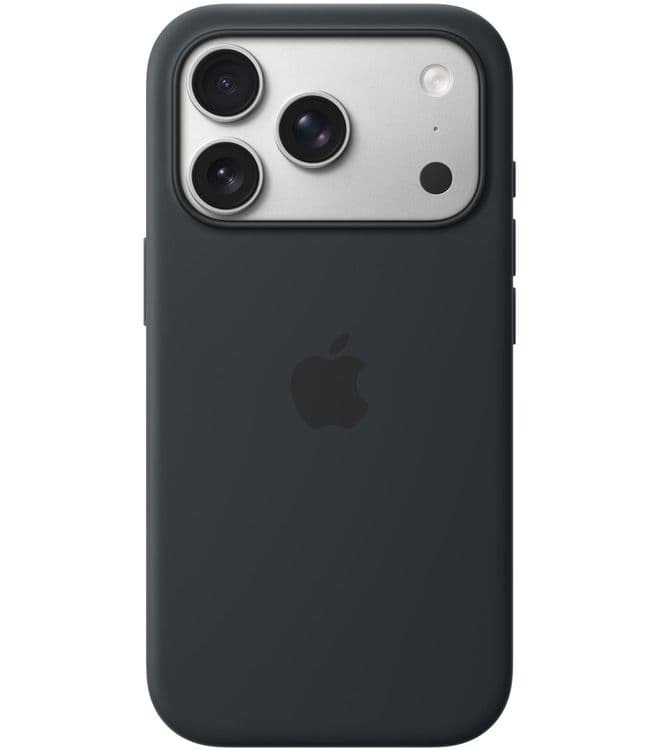 Силиконовый чехол Apple с MagSafe Black для iPhone 17 Pro