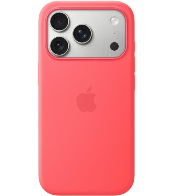 Силиконовый чехол Apple с MagSafe Bright Guava для iPhone 17 Pro