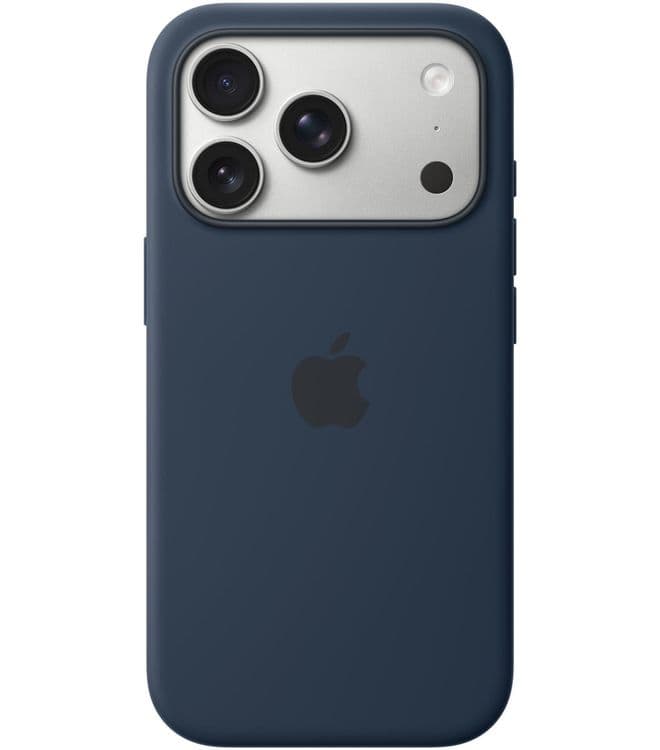Силиконовый чехол Apple с MagSafe Midnight для iPhone 17 Pro