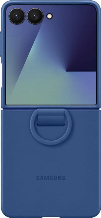 Чехол Samsung Ring Case для Z Flip7 синий