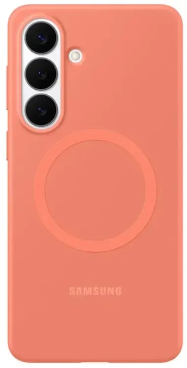 Чехол Samsung Silicone Magnet Case S26+ Коралловый