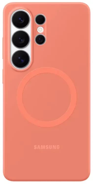 Чехол Samsung Silicone Magnet Case S26 Ultra Коралловый