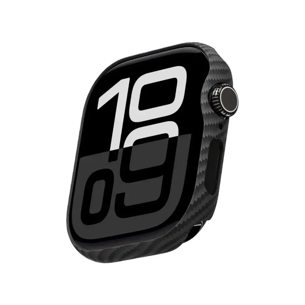 Ультра тонкий чехол Pitaka для Apple Watch серии 11/10 (42 мм), Черный