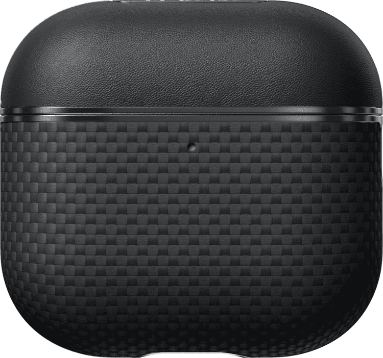 Ультратонкий чехол Pitaka из арамидного волокна и кожи для AirPods 4