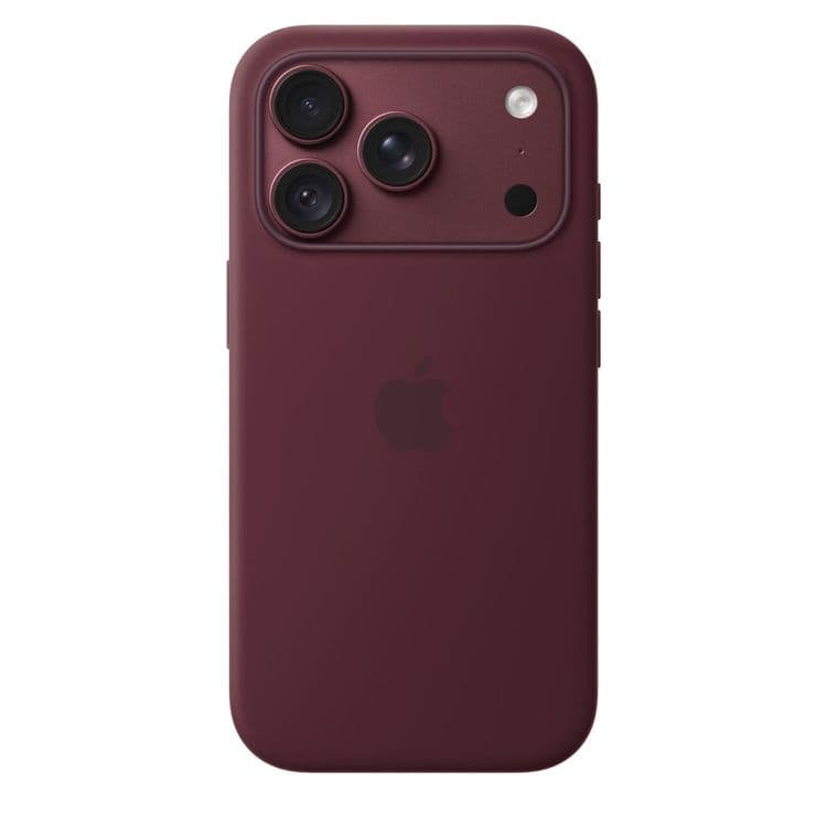 Силиконовый чехол Apple с MagSafe Burgundi для iPhone 18 Pro Max