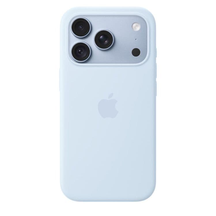 Силиконовый чехол Apple с MagSafe Crisp Blue для iPhone 18 Pro Max