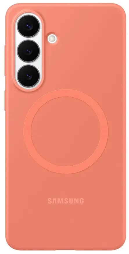 Чехол Samsung Silicone Magnet Case S26+ Коралловый