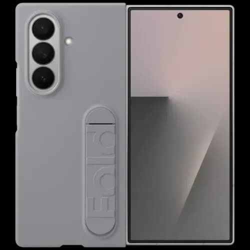 Чехол Samsung Silicone Case для Z Fold7 серый